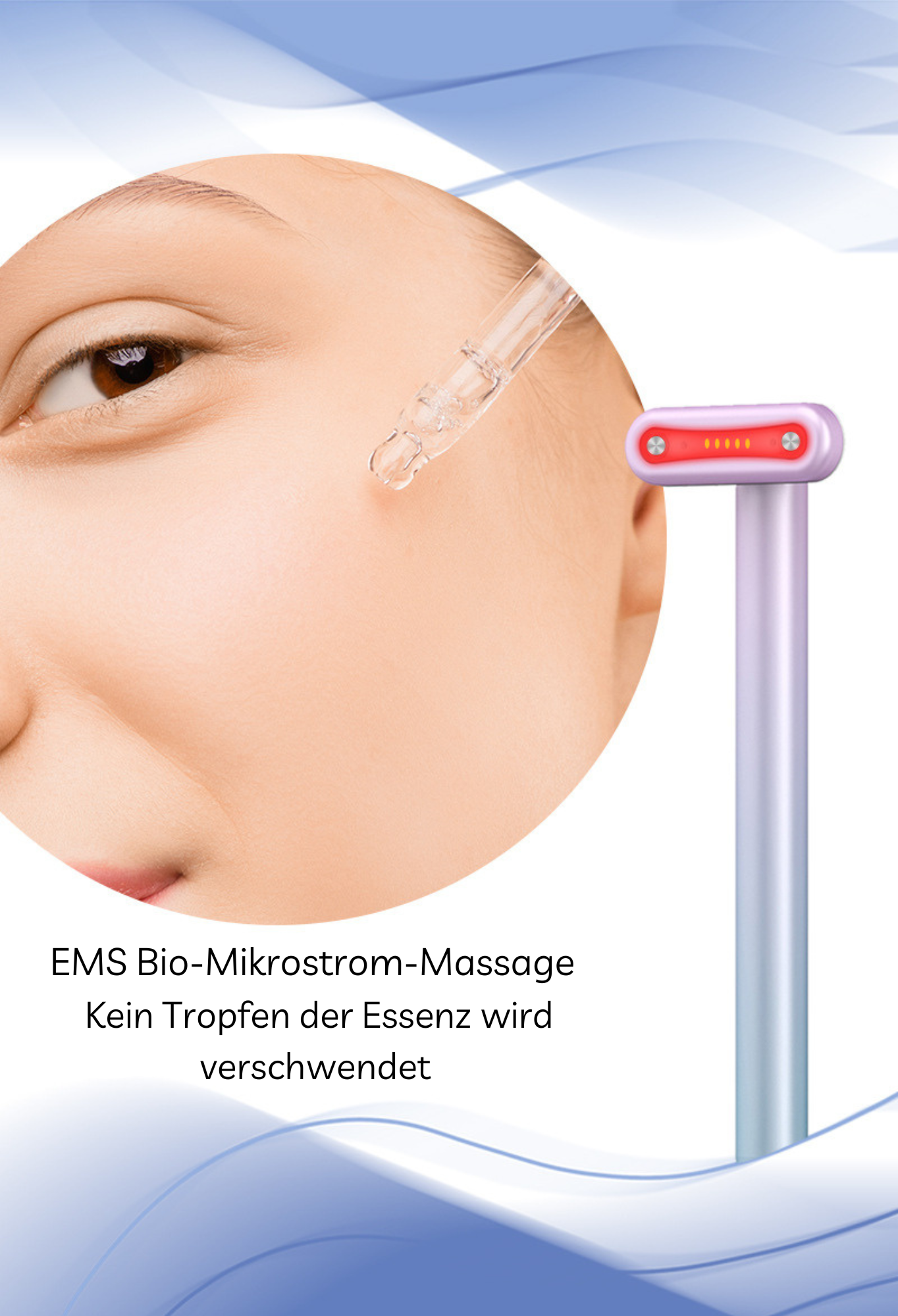 LED Gesichtsmassagegerät für Gesicht und Hals